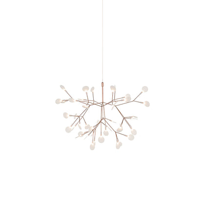 Rose Gold Firefly LED Candelabrum Chandelier