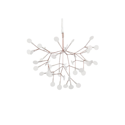 Rose Gold Firefly LED Candelabrum Chandelier