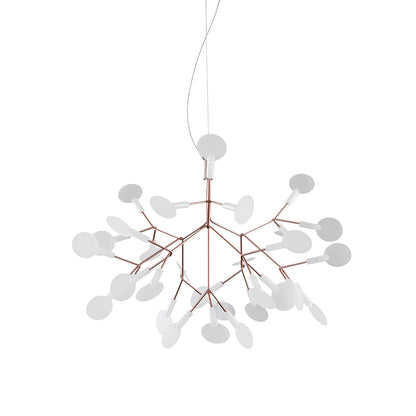 Rose Gold Firefly LED Candelabrum Chandelier