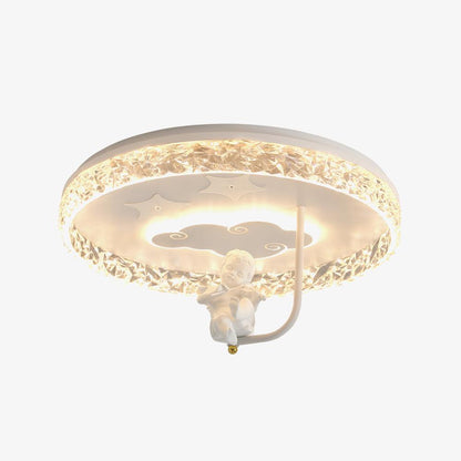 Round Carousel Children's Overhead fixture Ceiling Lamp