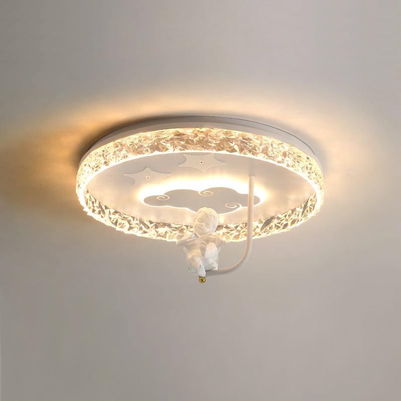 Round Carousel Children's Overhead fixture Ceiling Lamp