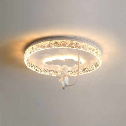 Round Carousel Children's Overhead fixture Ceiling Lamp