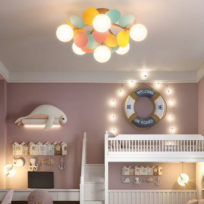 Round Macaron Overhead light Ceiling Lamp