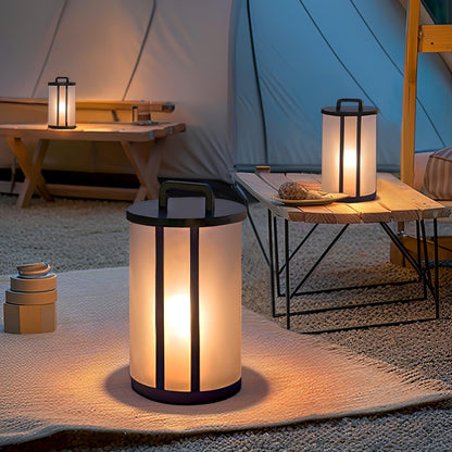 Round Pillar Acrylic Lantern Landscape light Outdoor Lamp