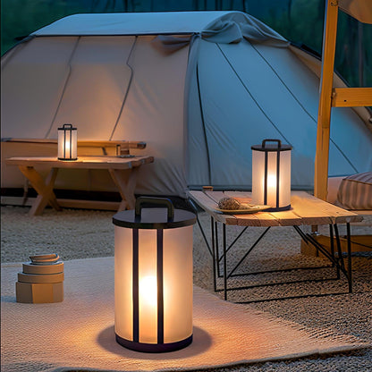 Round Pillar Acrylic Lantern Landscape light Outdoor Lamp