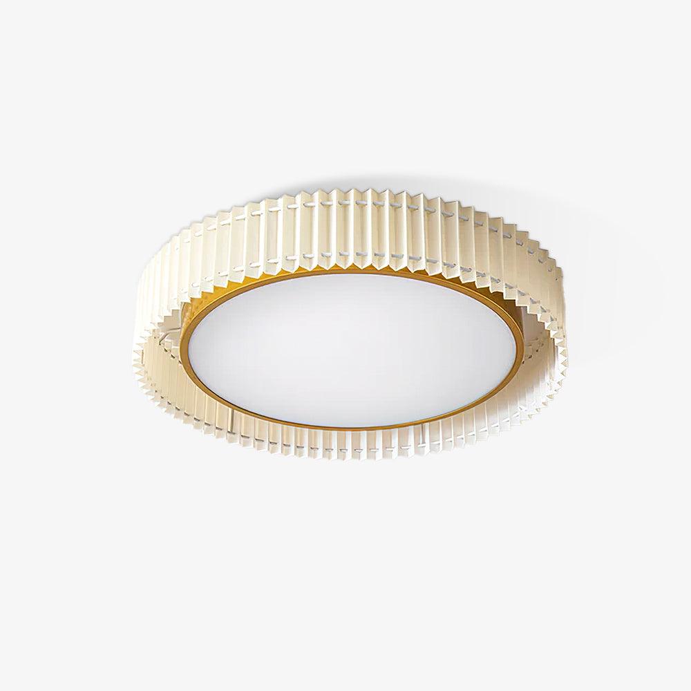 Round Pleated Overhead light Ceiling Lamp