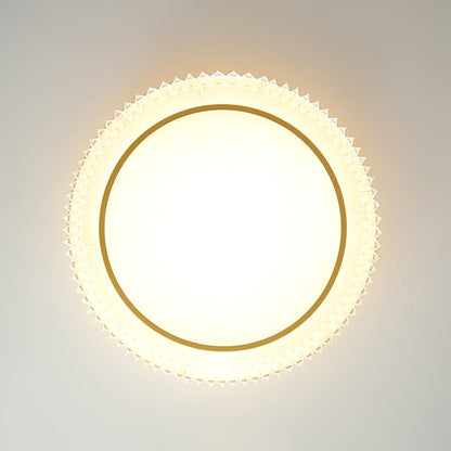 Round Pleated Overhead light Ceiling Lamp