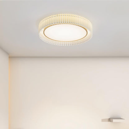 Round Pleated Overhead light Ceiling Lamp