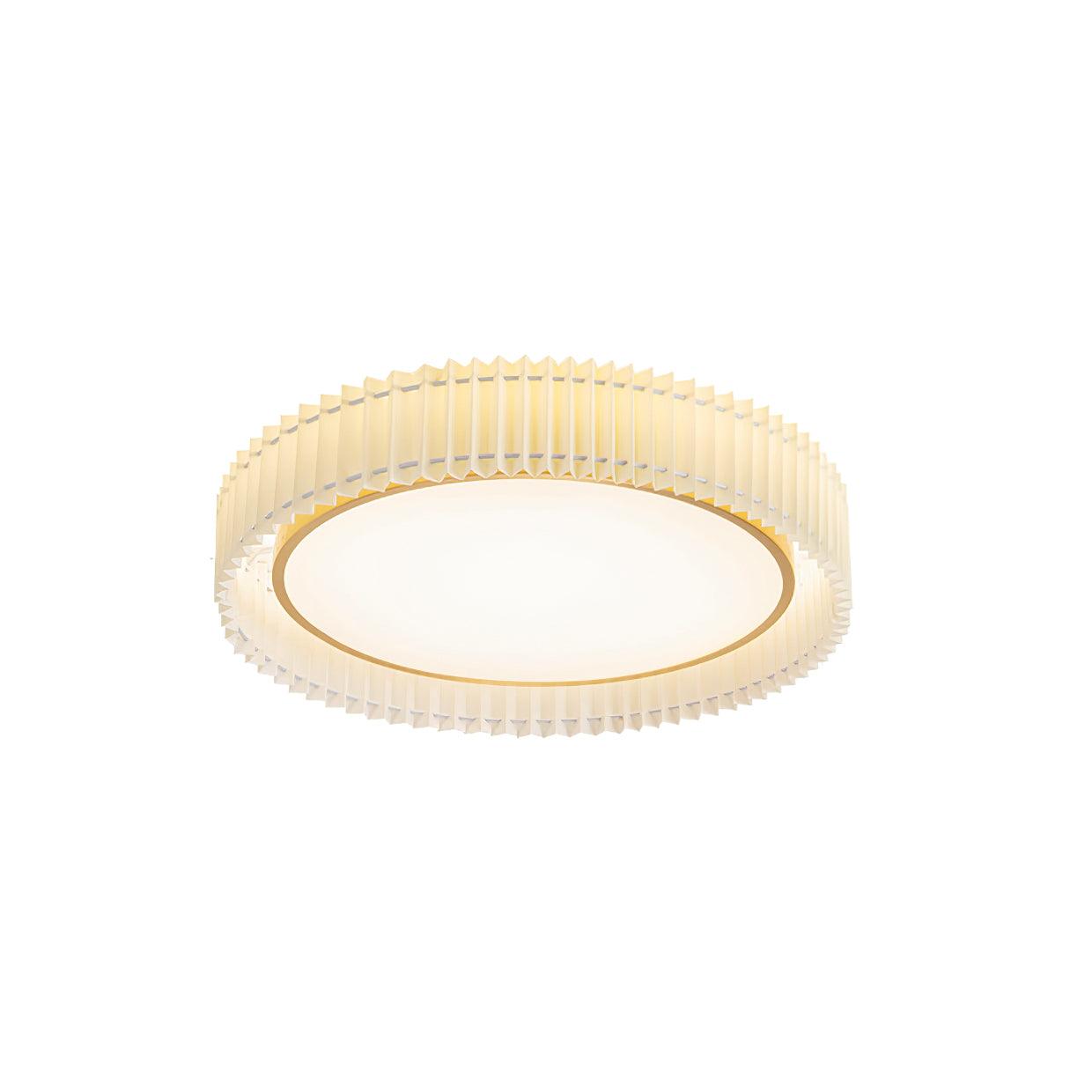 Round Pleated Overhead light Ceiling Lamp