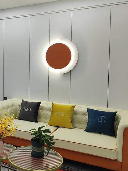 Rounded Abstract Art Lamp bracket Sconce