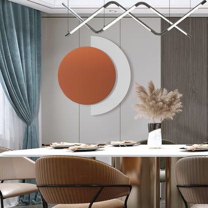 Rounded Abstract Art Lamp bracket Sconce