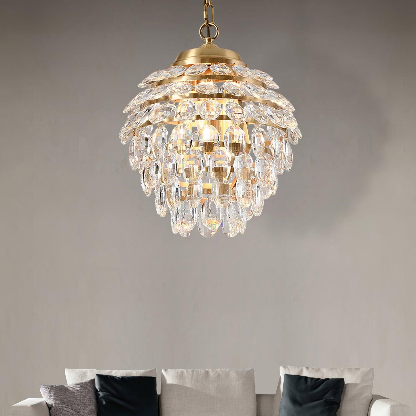 Roxanne Crystal Droplight Pendant Light