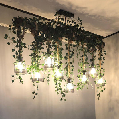 Rustic Wooden Pendant light Chandelier