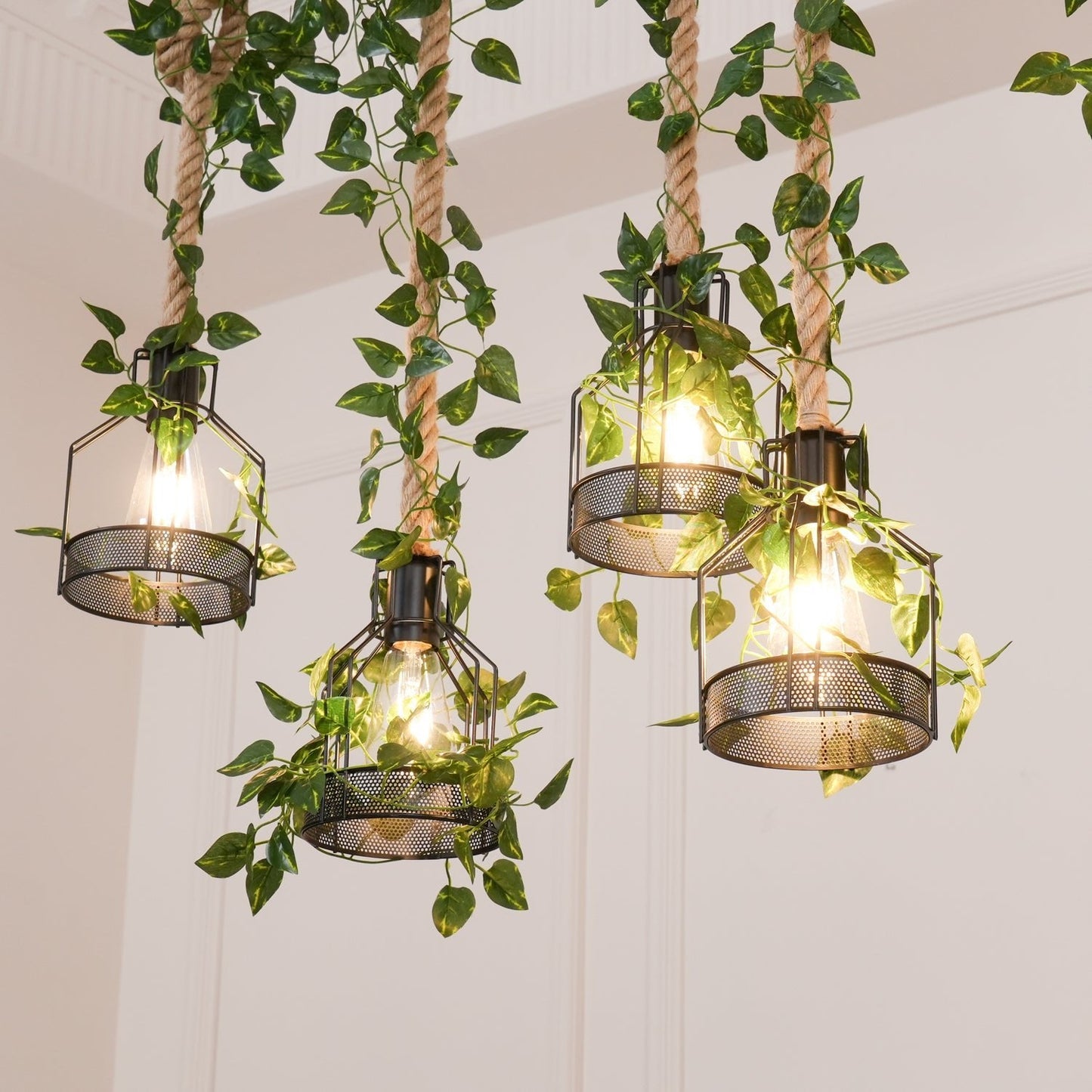 Rustic Wooden Pendant light Chandelier