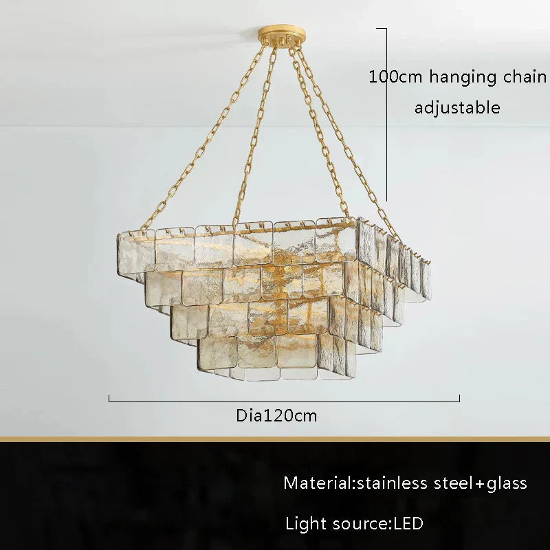 Welle Glass Chandelier