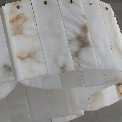 Moonshade Natural Marble Ceiling Light Fixture