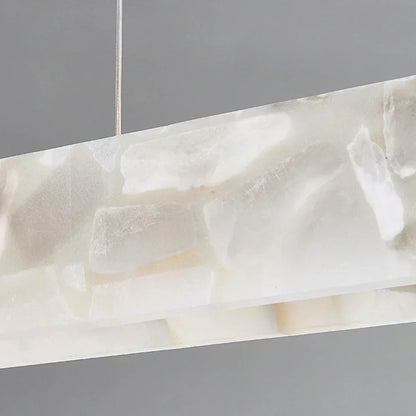 60" Natural Marble Dining Room Light Fixture
