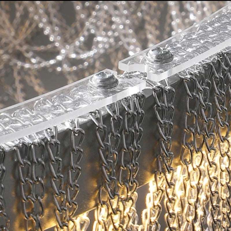 Cadena Tassel Modern Ring Chandelier