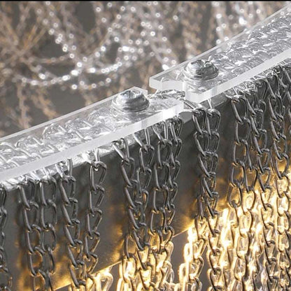 Cadena Tassel Modern Ring Chandelier