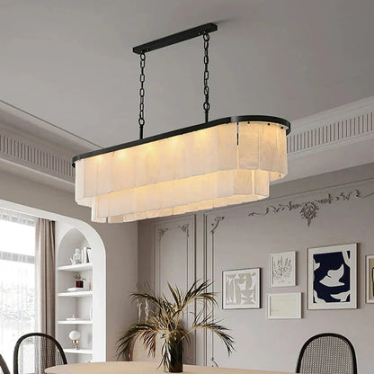 Natural Marble Dining Room Chandelier