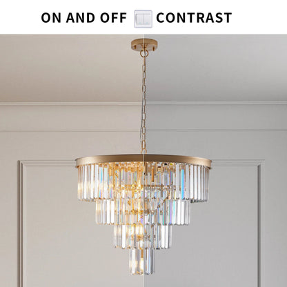 23.6" Gio Crystal Chandelier