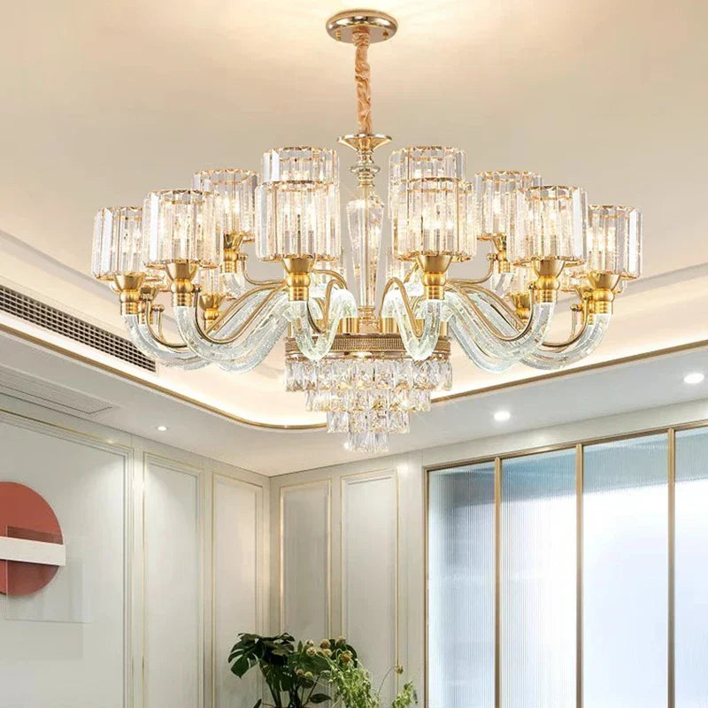 Gio Crystal Contemporary Chandelier