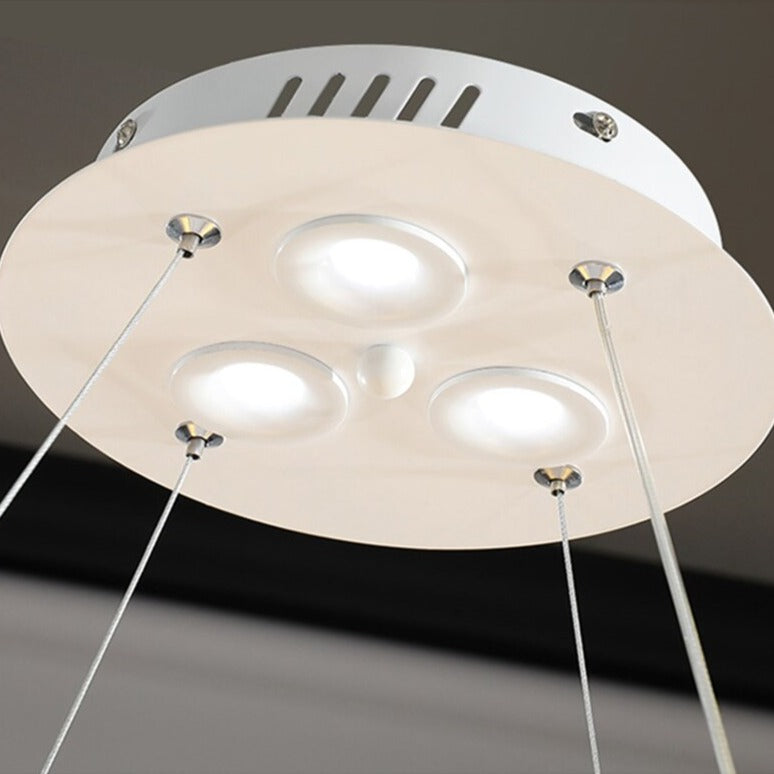 Natural Goose FeatherCeiling Light