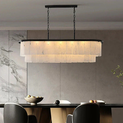 Natural Marble Dining Room Chandelier