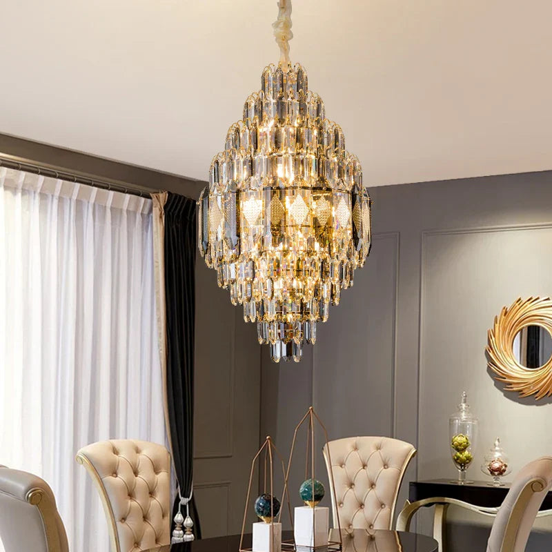 Lazzo Crystal Modern Chandelier