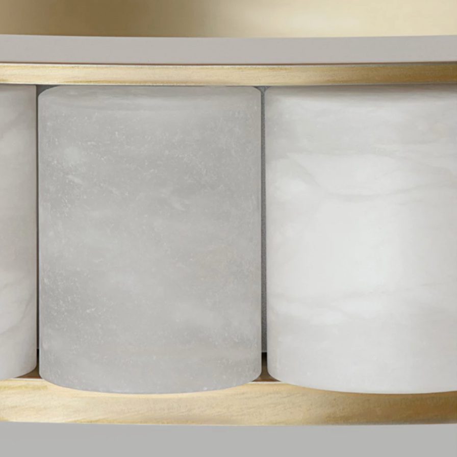 Moonshade Natural Marble Modern  Chandelier