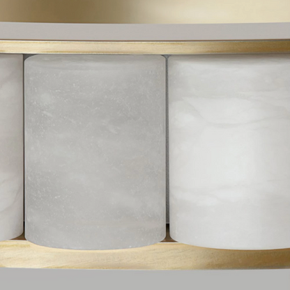 Moonshade Natural Marble Modern  Chandelier