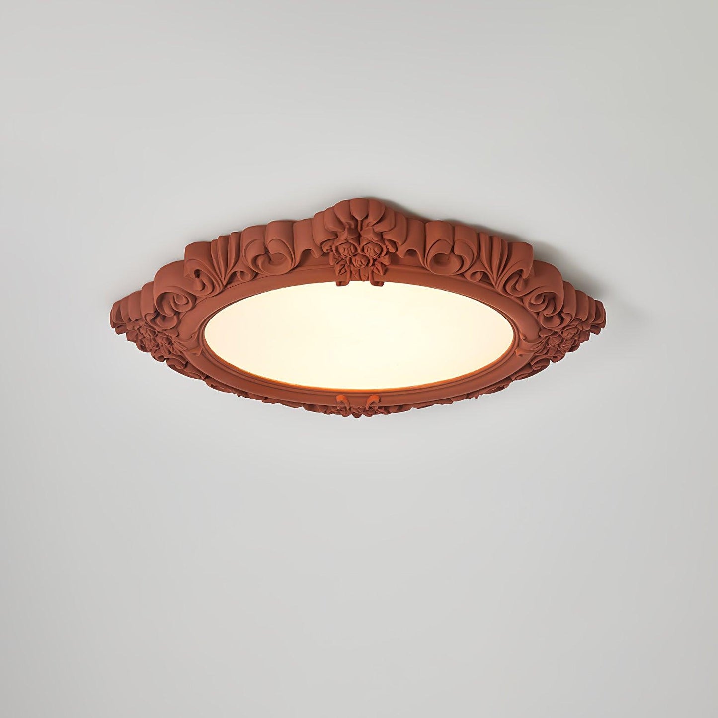 Sculpted Resin Flush mount light Ceiling Lamp