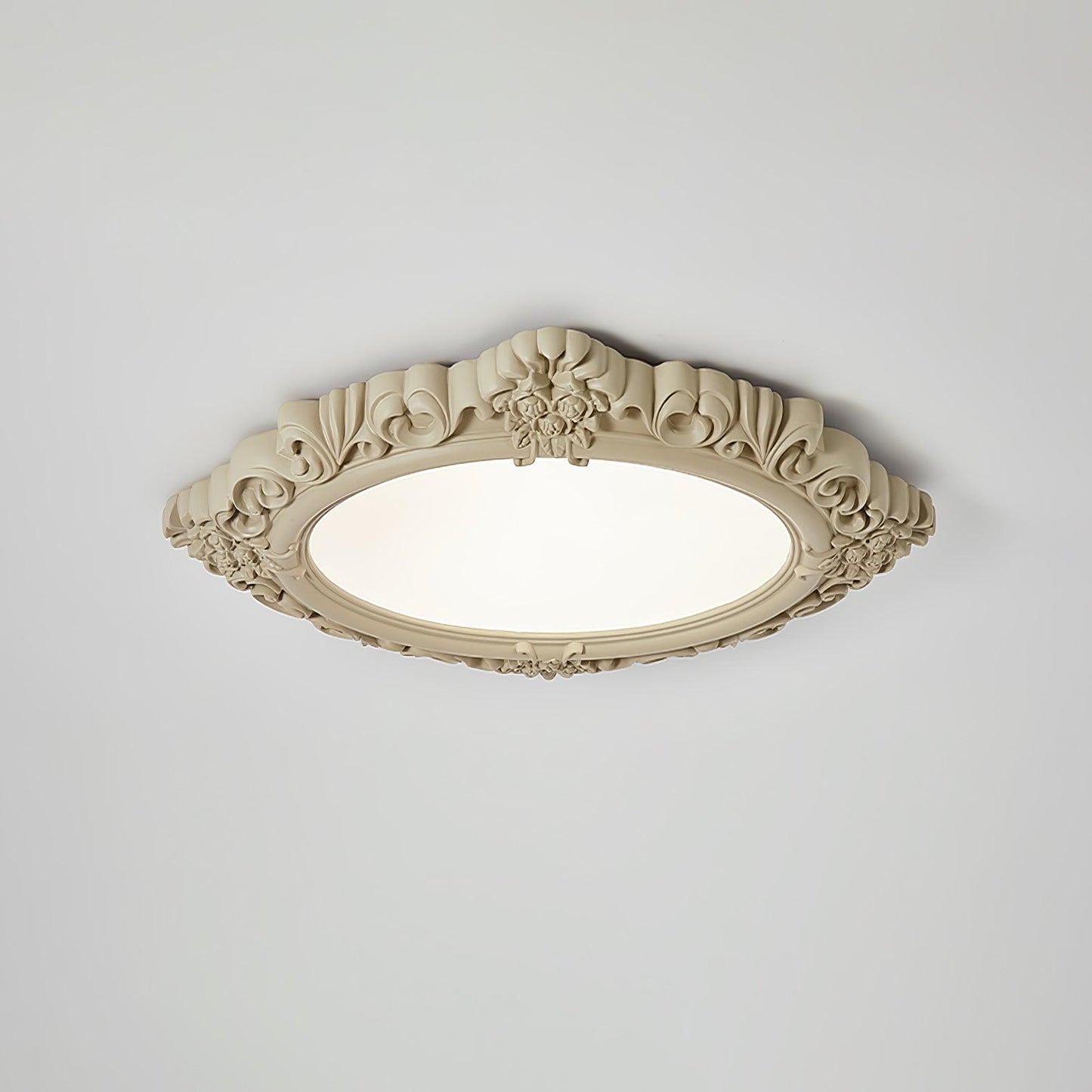 Sculpted Resin Flush mount light Ceiling Lamp