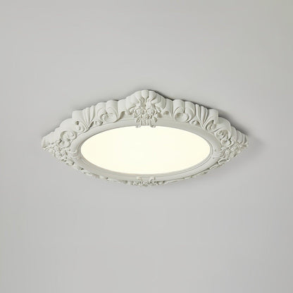 Sculpted Resin Flush mount light Ceiling Lamp