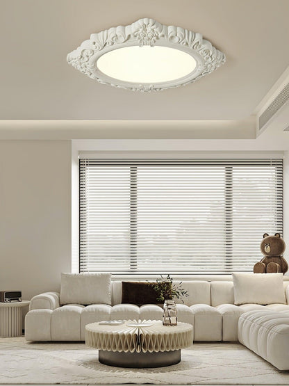 Sculpted Resin Flush mount light Ceiling Lamp