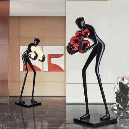Sentinel Sculpture Free-standing Lamp Floor Lamp