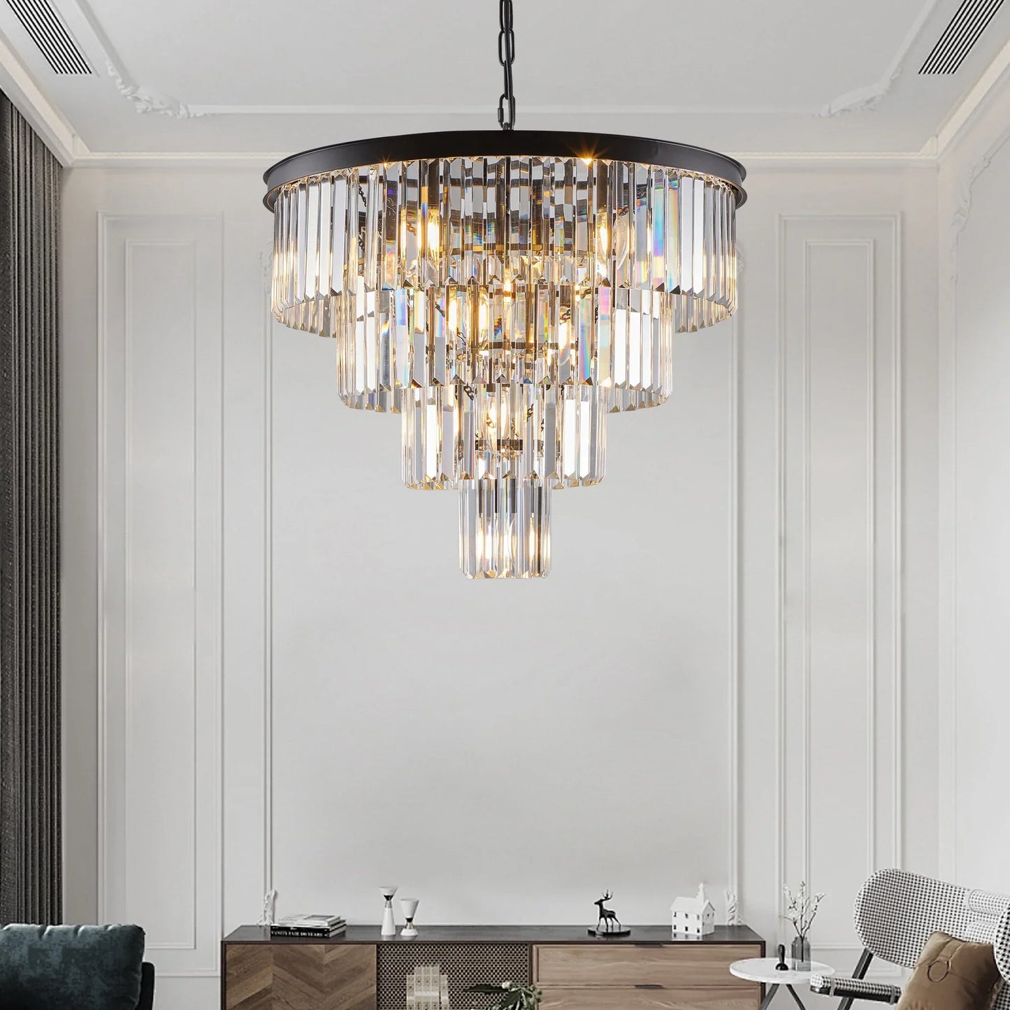 23.6" Gio Crystal Chandelier