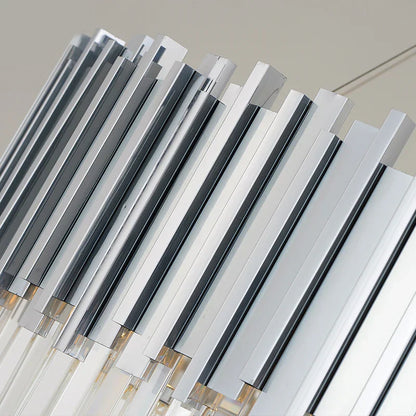 Gio Stainless Steel & Crystal Modern Chandelier