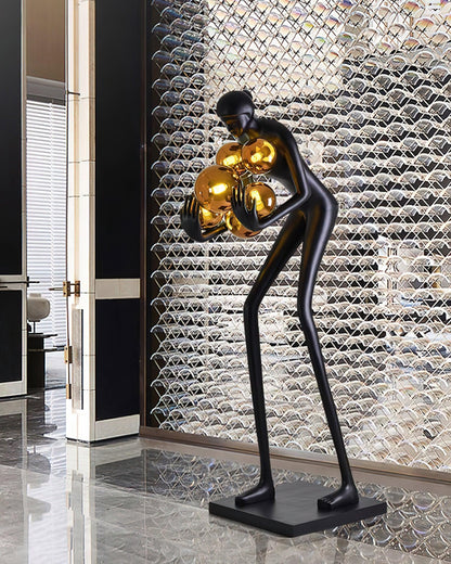 Sentinel Sculpture Free-standing Lamp Floor Lamp