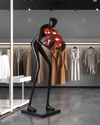 Sentinel Sculpture Free-standing Lamp Floor Lamp