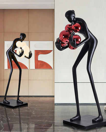 Sentinel Sculpture Free-standing Lamp Floor Lamp