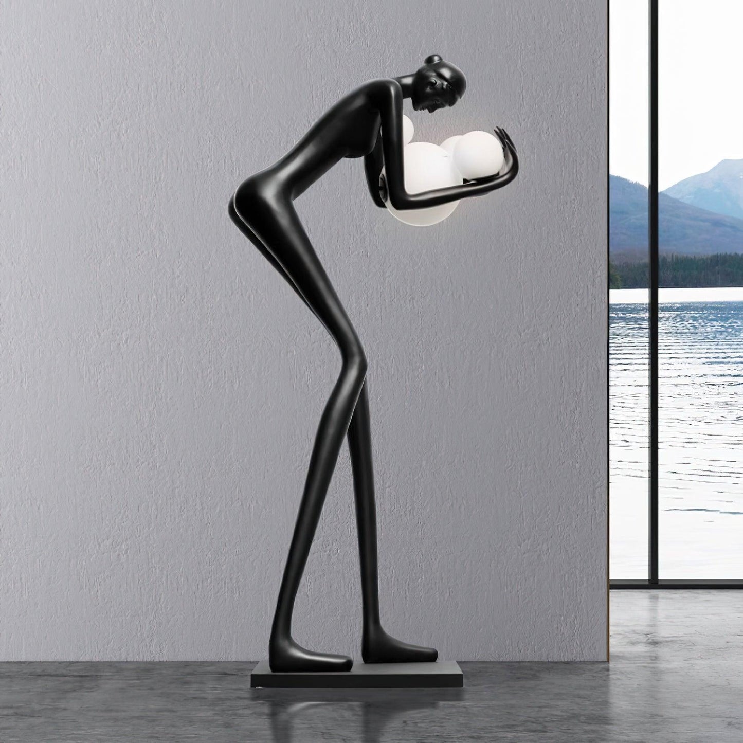Sentinel Sculpture Free-standing Lamp Floor Lamp
