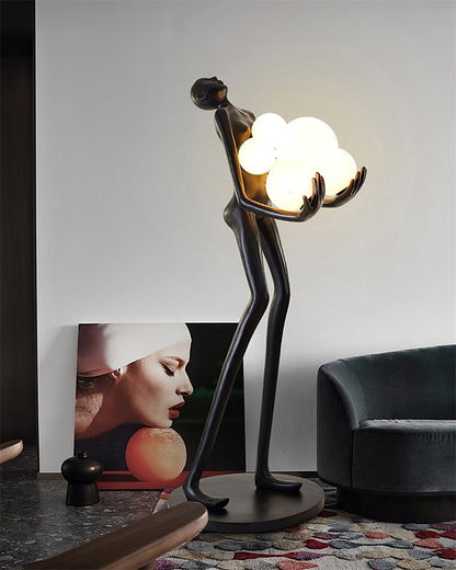 Sentinel Sculpture Free-standing Lamp Floor Lamp