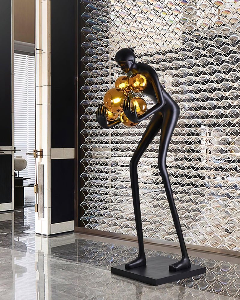 Sentinel Sculpture Free-standing Lamp Floor Lamp