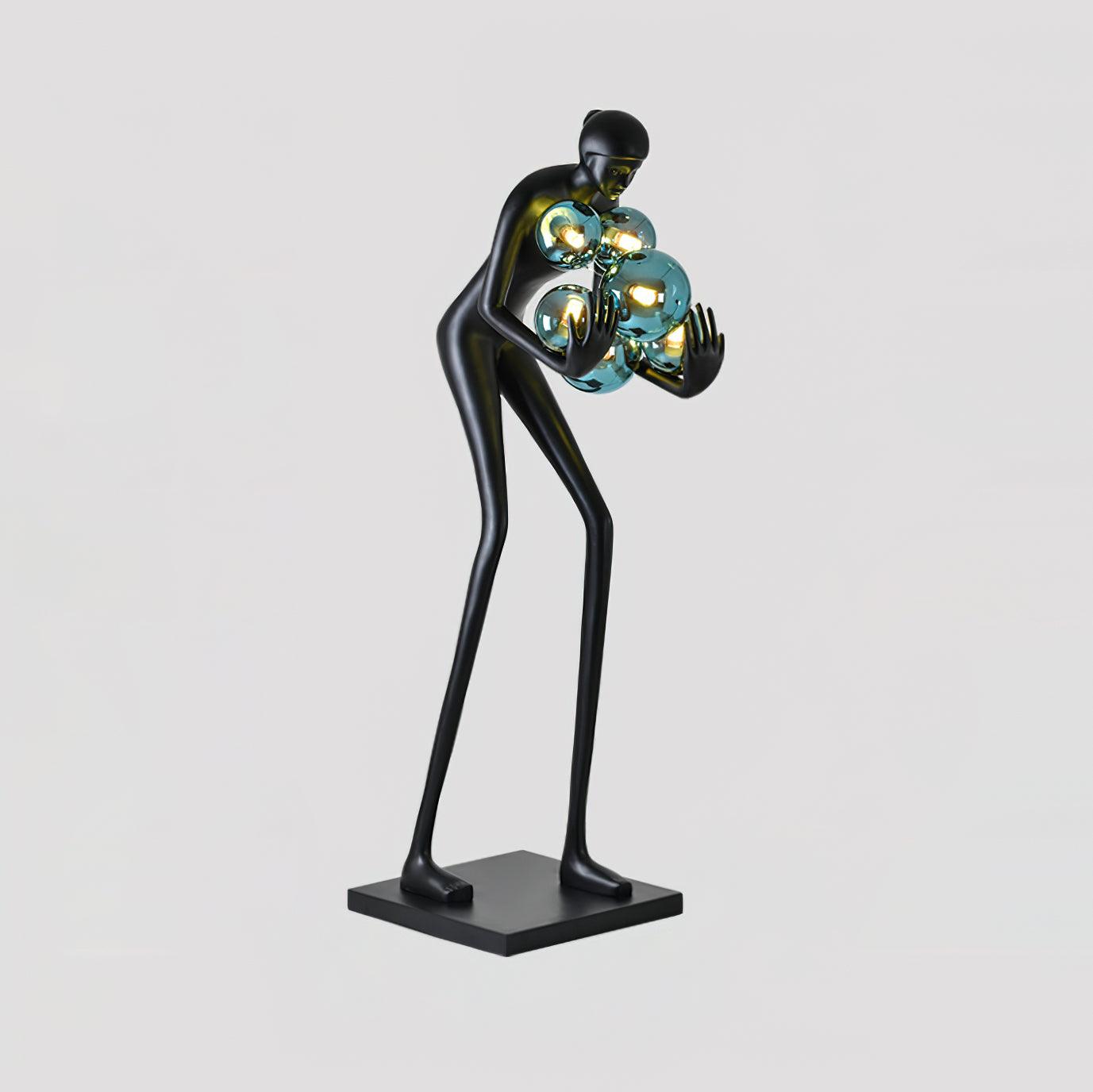 Sentinel Sculpture Free-standing Lamp Floor Lamp
