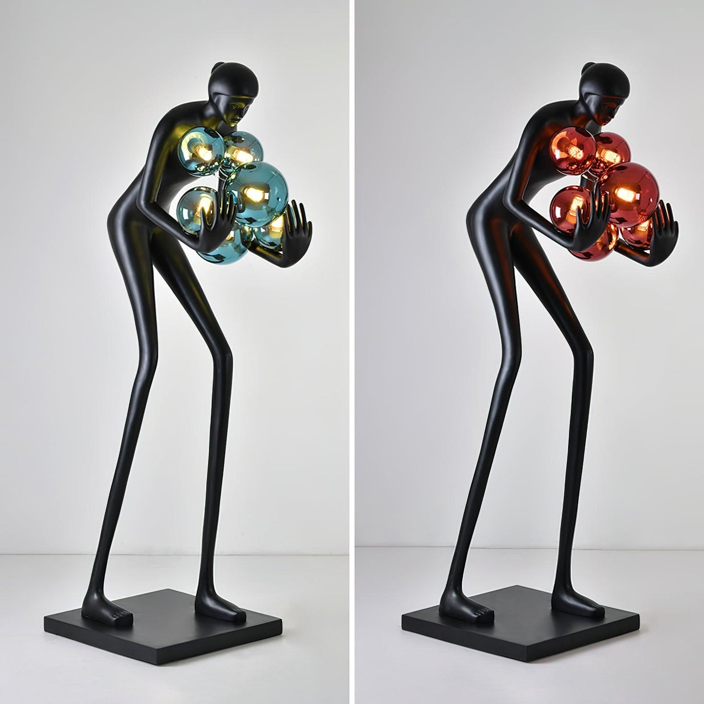 Sentinel Sculpture Free-standing Lamp Floor Lamp