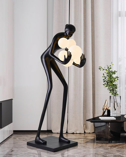Sentinel Sculpture Free-standing Lamp Floor Lamp