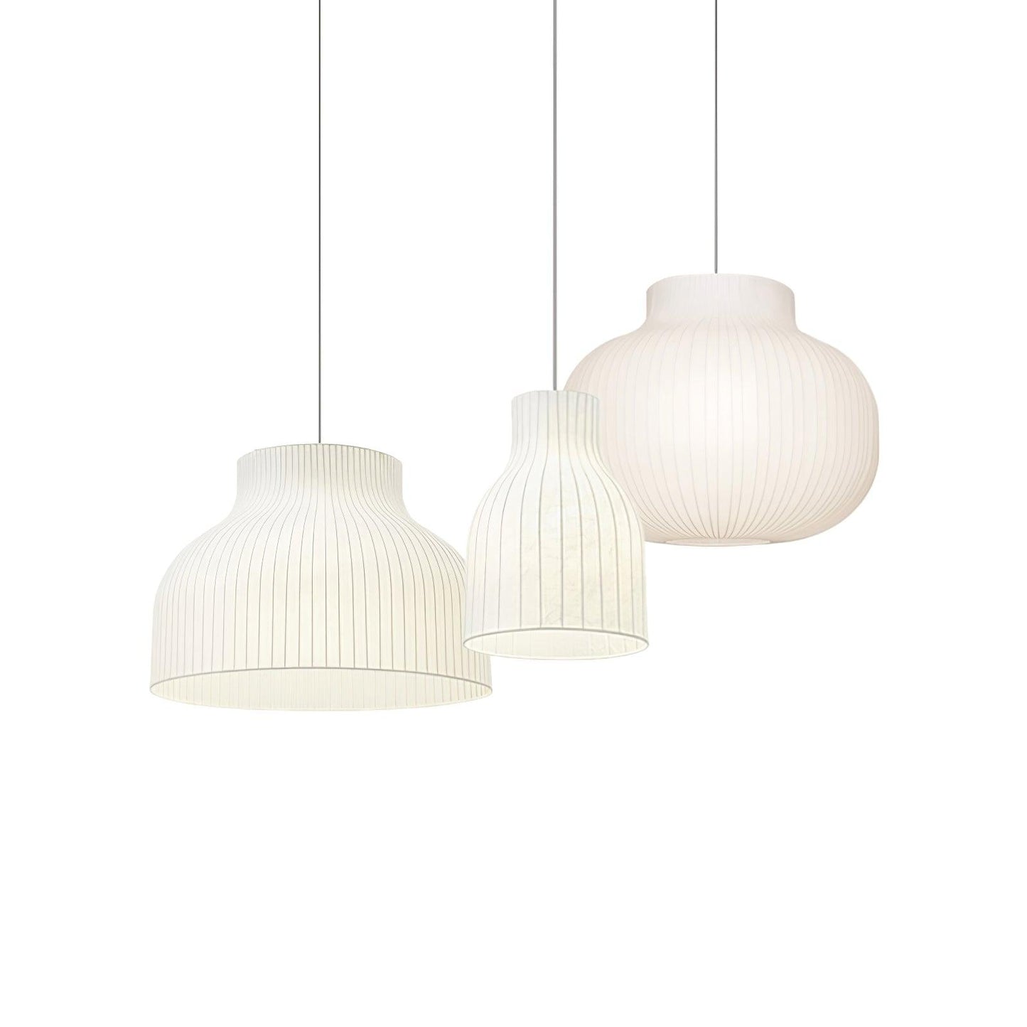 Serica Trio Silk Collection Ceiling light fitting Pendant Lamp