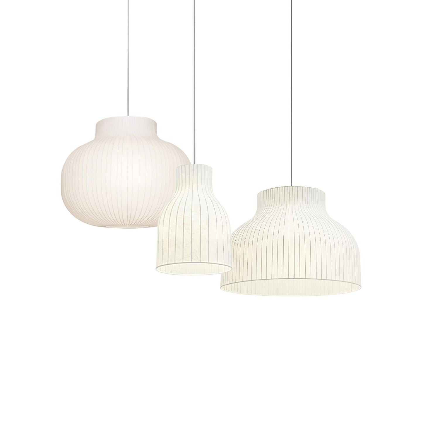 Serica Trio Silk Collection Ceiling light fitting Pendant Lamp