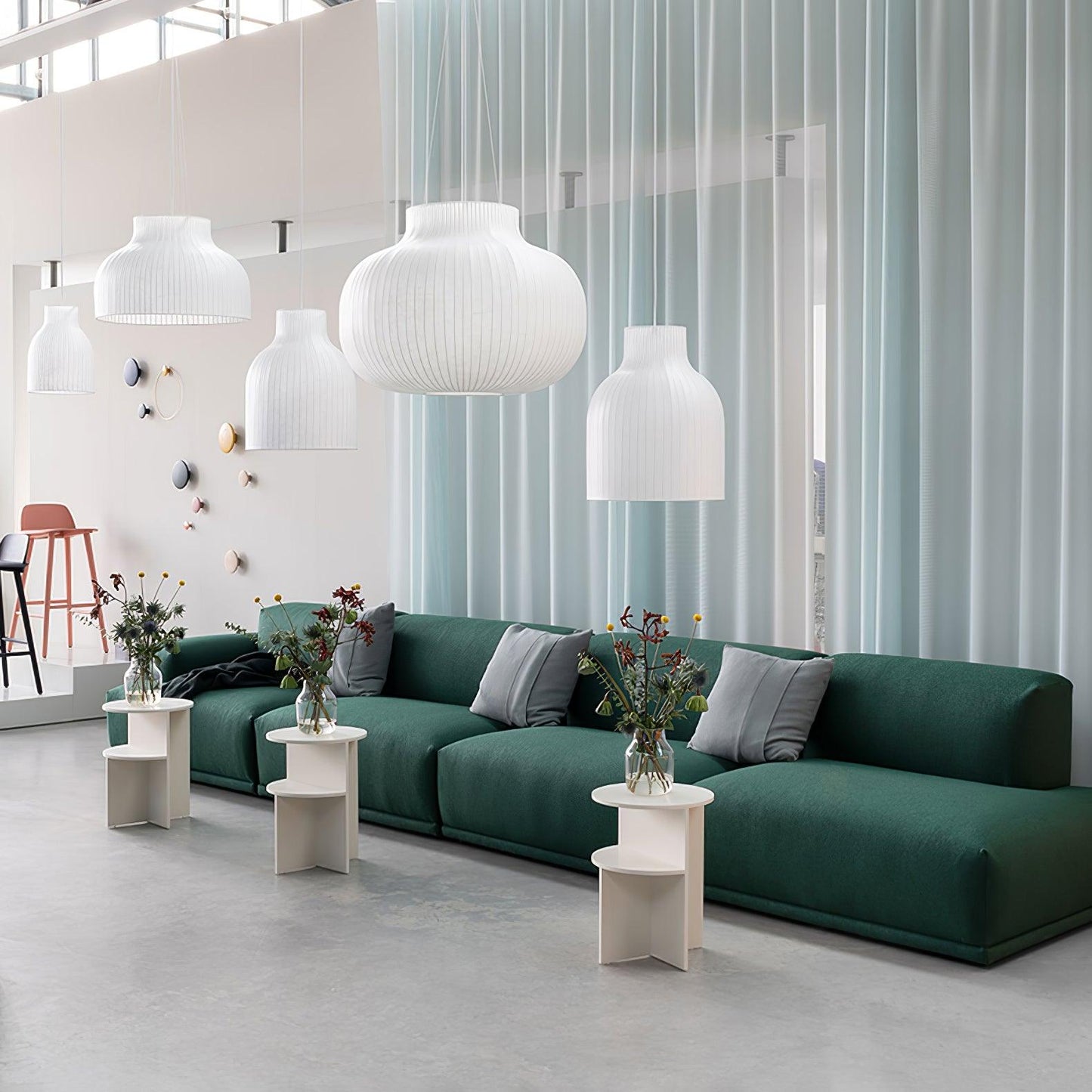 Serica Trio Silk Collection Ceiling light fitting Pendant Lamp